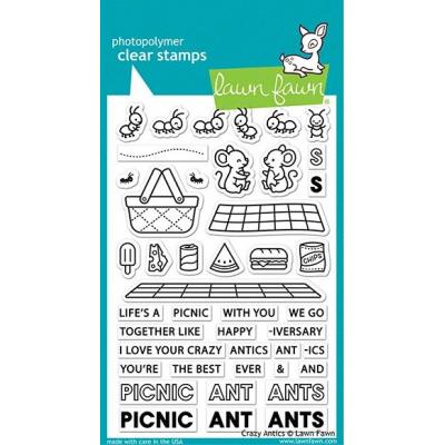 Lawn Fawn Clear Stamps - Crazy Antics